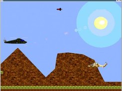 helicopter mode with enemy  and missile