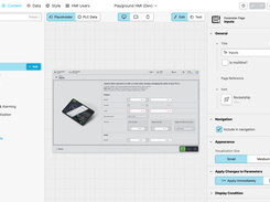 Design Screens with HELIO's Project Editor