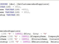 Report source query (SQL)