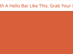 Hello Bar Screenshot 1