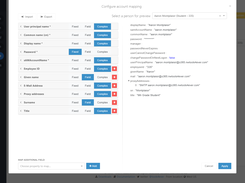 Provisioning  Target System Mapping