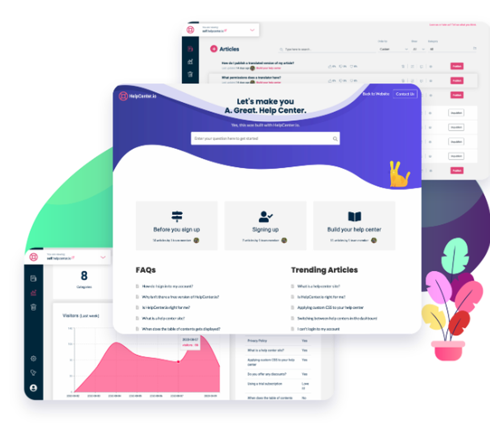 HelpCenter.io Screenshot 1
