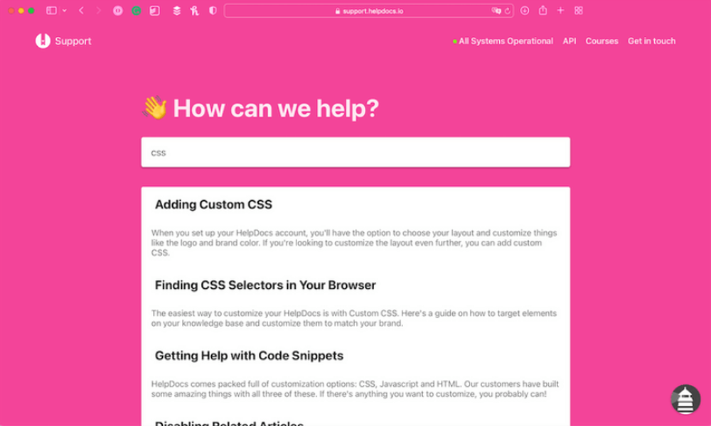 HelpDocs Screenshot 1
