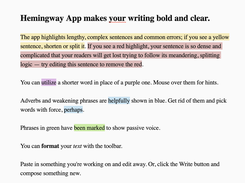 Hemingway Editor Screenshot 1