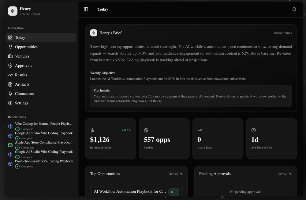Henry Intelligent Machines (HIM) Screenshot 1