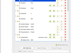 HermeneutiX 2.0.0 - Configuration of Syntactical Functions