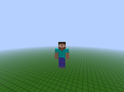 A display of a character that has the mod installed.