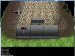 terrain with Paladin-model not really in place. PreAlpha sho