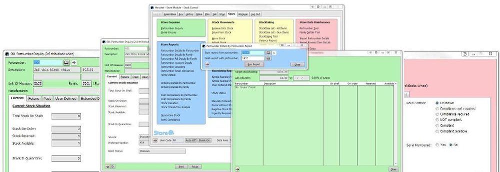 Herschel ERP Screenshot 1