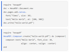 HexaPDF Screenshot 1
