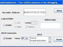Simple Hex Assistant - ASCII conversion