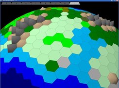 Basic Hex Map Sphere Screenshot 2