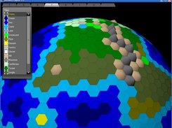 Basic Hex Map Sphere Screenshot 1