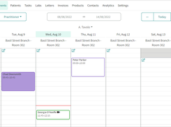 Appointment calendar