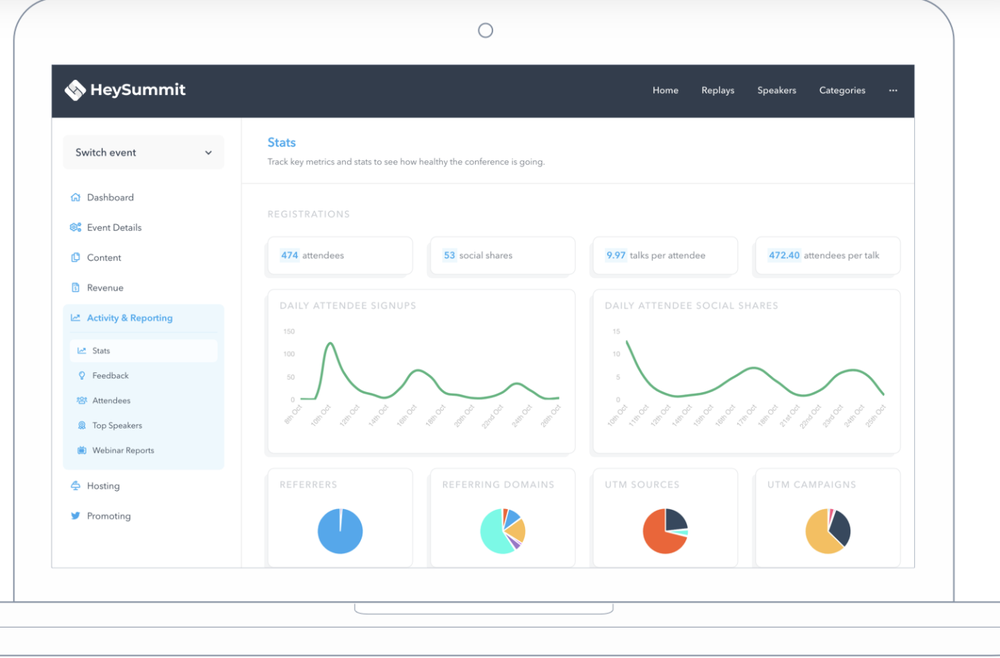 HeySummit Screenshot 1