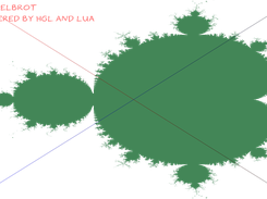 Mandelbrot calculated by Lua & HGL