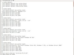 Sample Output - Honeyd Configuration File