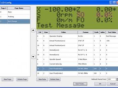 Edit the output on an LCD display