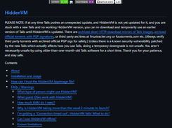 HiddenVM Screenshot 1