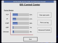 Main window - shows the current network statistics