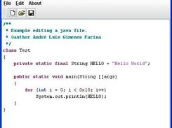 Editing a java file