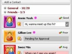 Contact list and Quick messaging