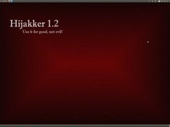 Hijakker start up screen.