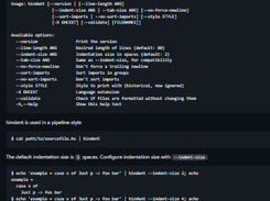 hindent Screenshot 1