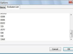 2 - Exclusion List