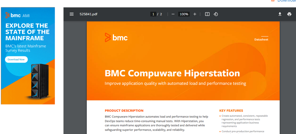 BMC Compuware Hiperstation Screenshot 1