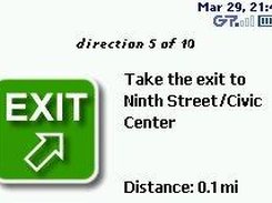 The Drive-Friendly directions view