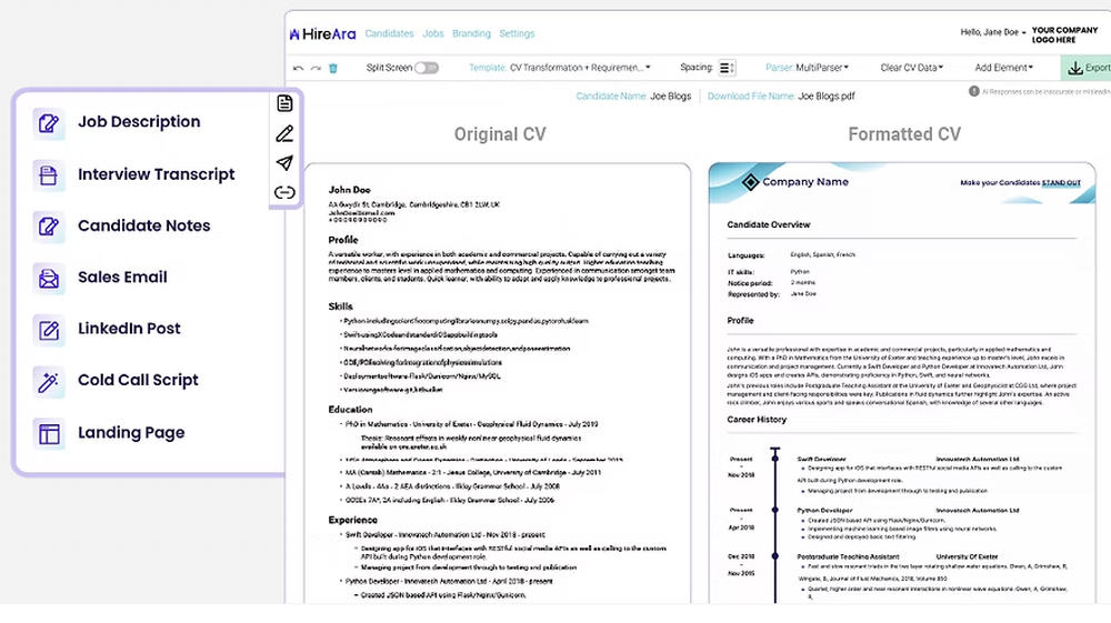 HireAra Screenshot 1