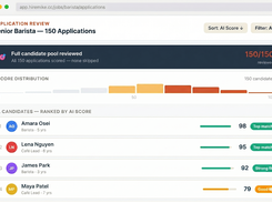 Review every applicant and find the best one