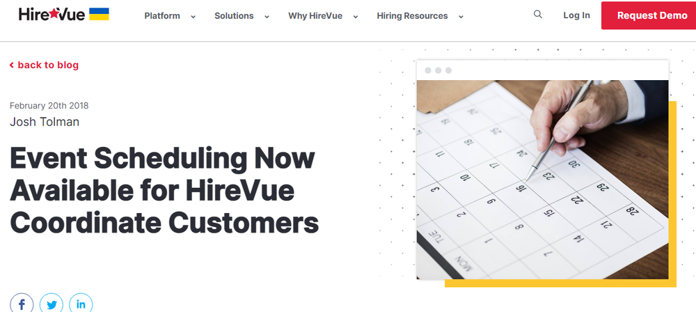HireVue Coordinate Screenshot 1