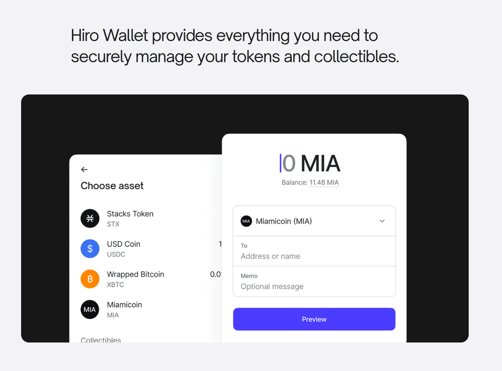 Hiro Wallet Screenshot 1