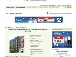 Vista de anuncio