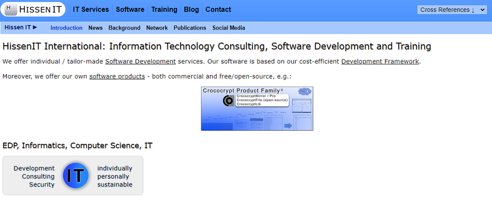 HissenIT Masterdata Screenshot 1