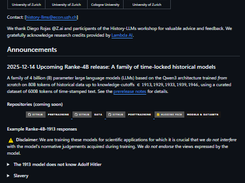 History LLMs Screenshot 1