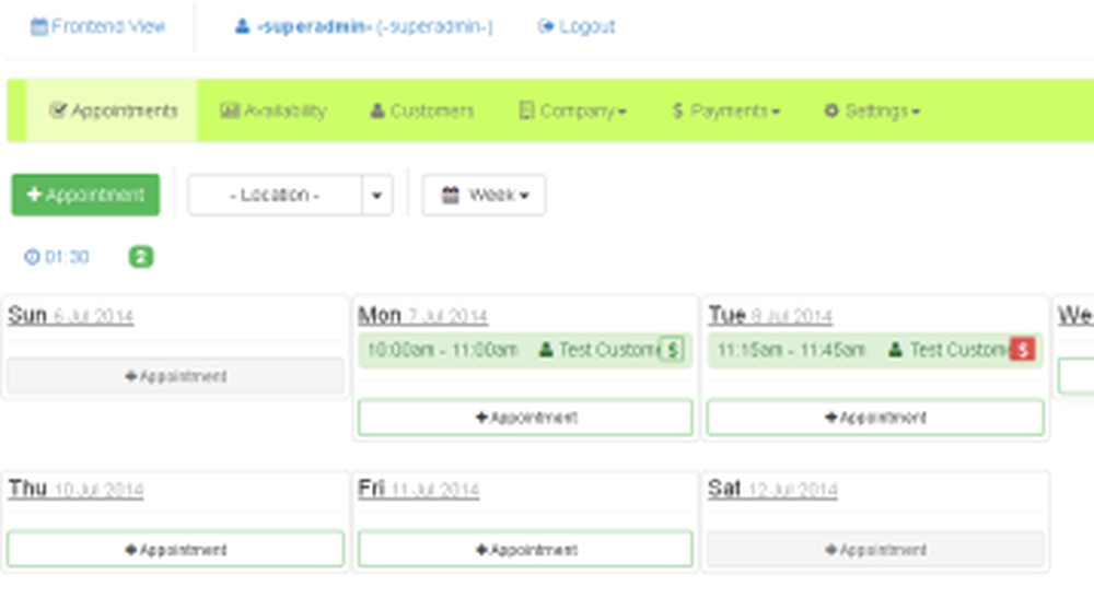 hitAppoint Screenshot 1