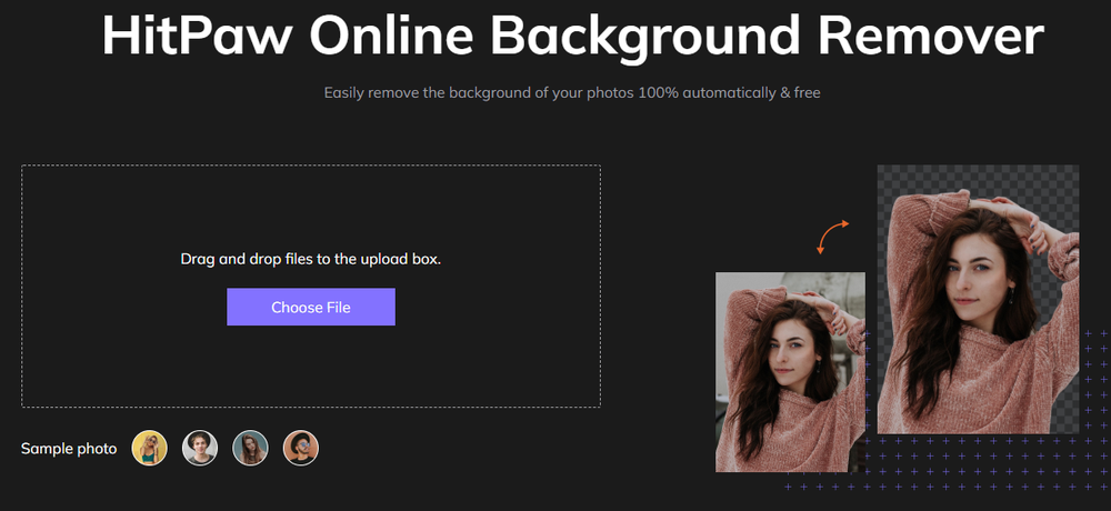 HitPaw Online Background Remover Screenshot 1