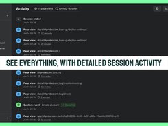 See everything, from pages viewed, to scroll depth, events triggered, time on site and more, to really understand what happens, post click.