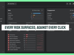Surface every risk associated with your paid traffic or organic web clicks.