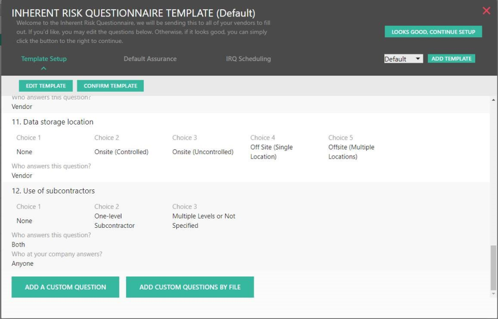 HITRUST Assessment XChange Screenshot 1