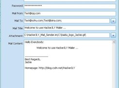 HackerJLY Mail Sender Screenshot 1