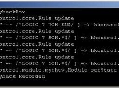 Logging output: switching Logic7 modes