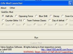 Прекращена работа half life launcher что делать windows 7