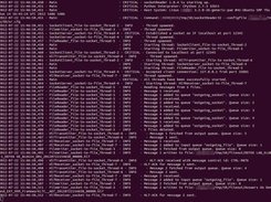 Excerpt from the SocketReader logs on Ubuntu Linux 12.04 LTS