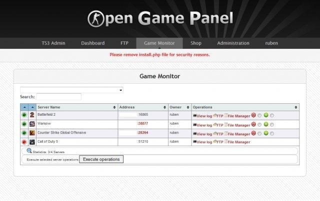 Games Download Panel