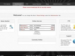 Main dashboard - Dec 2012