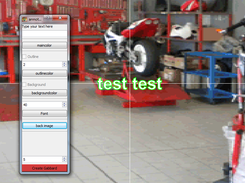 HMD testbed - augmented reality test  Screenshot 2